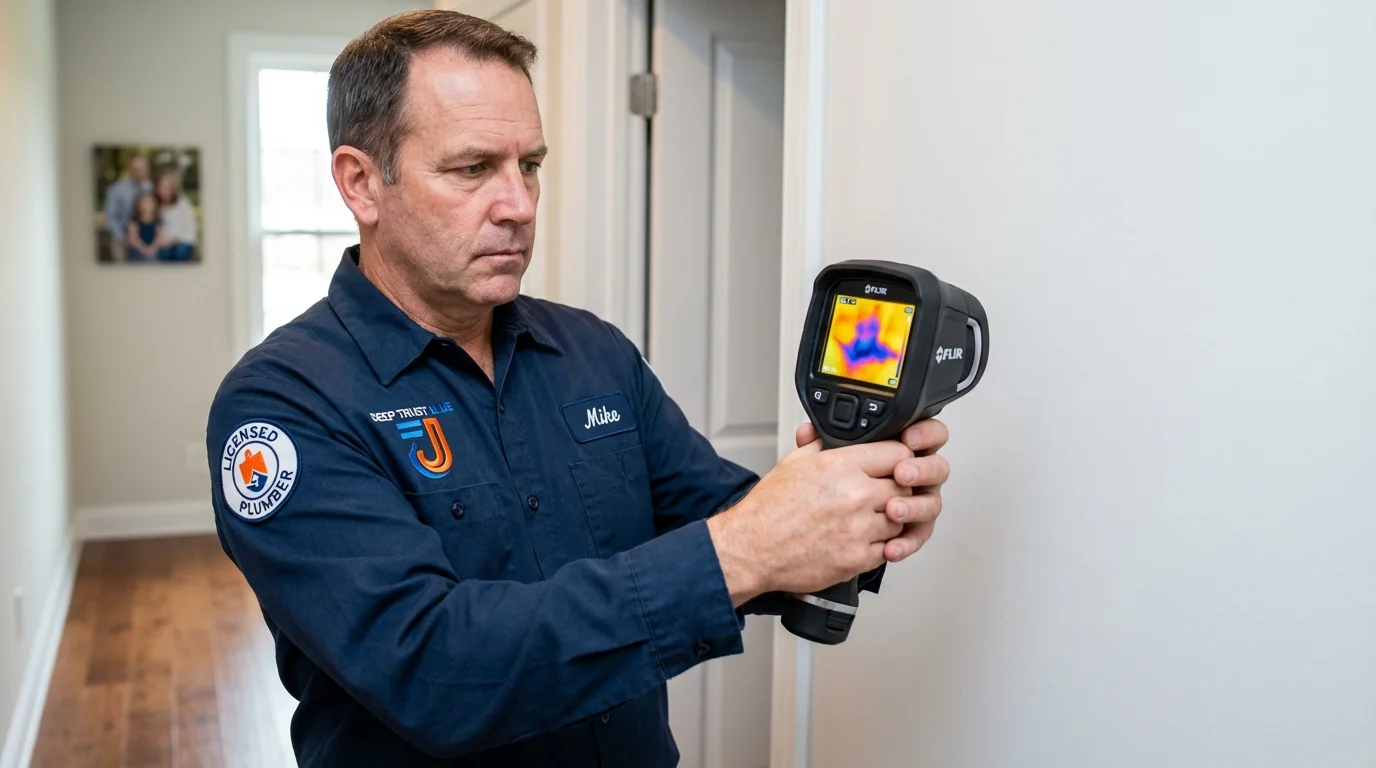 Thermal imaging leak detection by Johns Plumbing LLC in Coronado